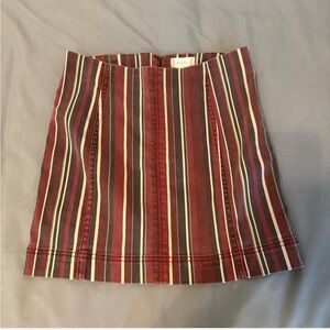 Striped Multicolor Altrd state Skirt